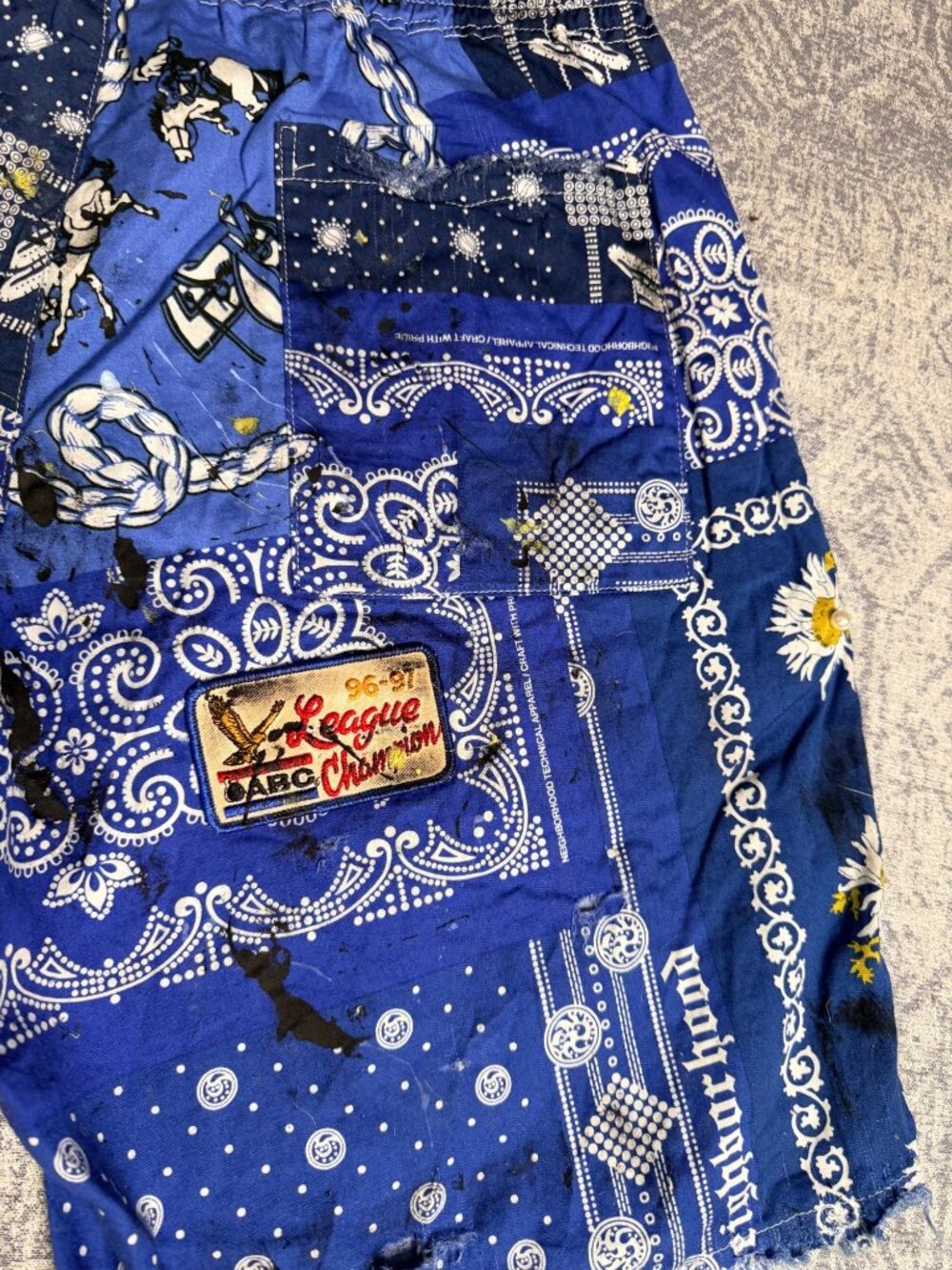 Neighborhood x Dro Lab Custom 1/1 Reworked Reworked Dyed Distressed Hand Treated - Picture 12 of 12